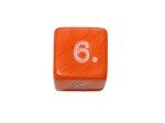 Opaque Orange D6 6-Sided Polydice